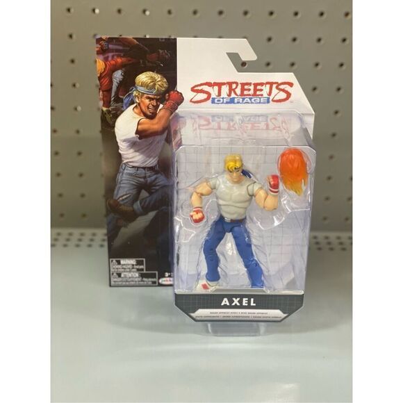 Streets Of Rage Axel 2024 Jakks Pacific Sega Action Figure New 4.5" - Picture 1 of 4